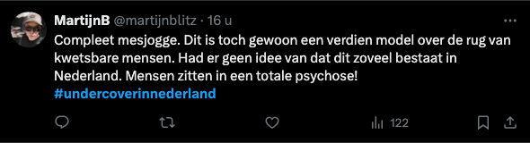 Reactie van een kijker